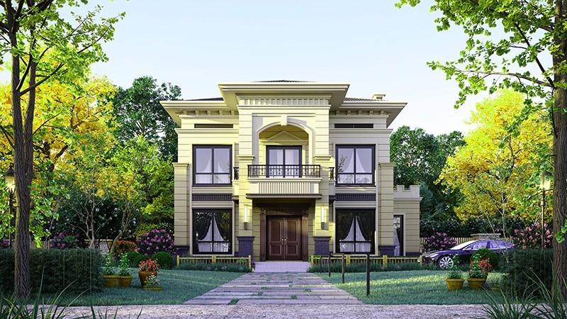 万州中式合院住宅，开放庭院与邻里乡亲更亲近